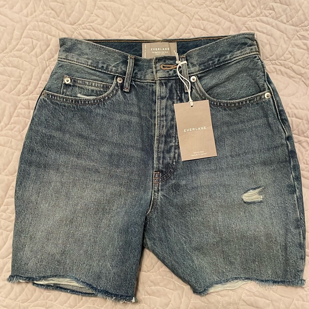 Everlane high rise shorts